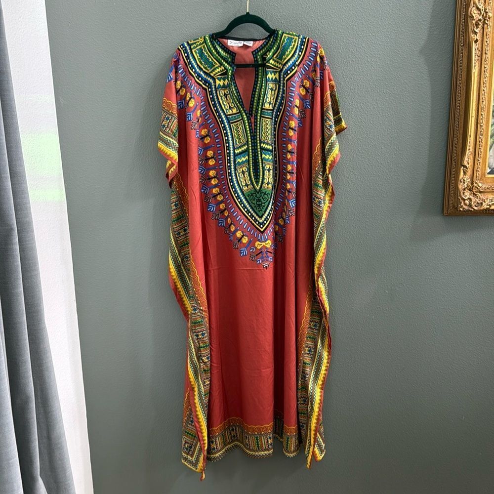 Vintage Sante Classics Kaftan Kimono Cover Up OS